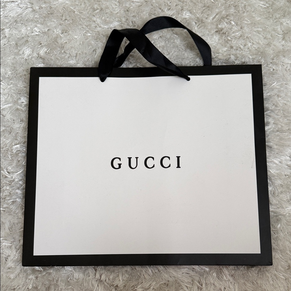 Gucci Monochrome Shopping Bag 11*13”